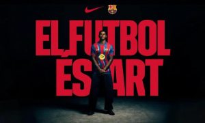 Read more about the article 巴塞隆拿發布本季第四球衣：致敬20年前伯納烏3-0經典勝利